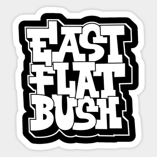 East Flatbush Vibes: Graffiti Comic Style Sticker